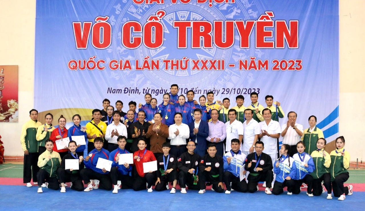 Nam Định tổ chức thành công Giải vô địch Võ cổ truyền quốc gia lần thứ 32 – năm 2023