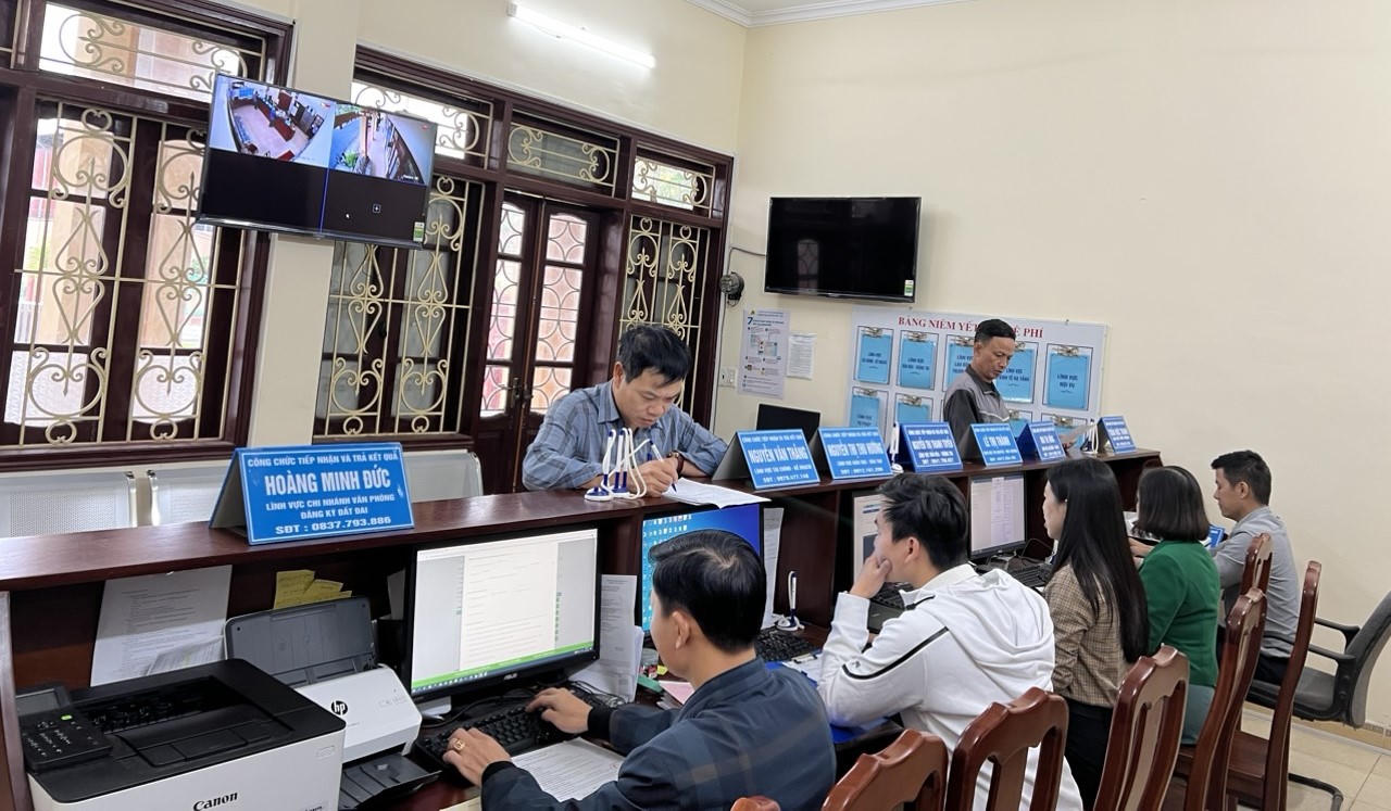 Huyện Mỹ Lộc (Nam Định) nâng cao chỉ số cải cách hành chính