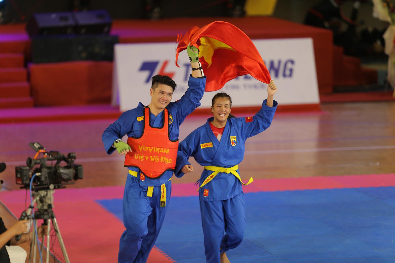 Vận động viên Nguyễn Hữu Toàn giành Huy chương Vàng thế giới môn Vovinam