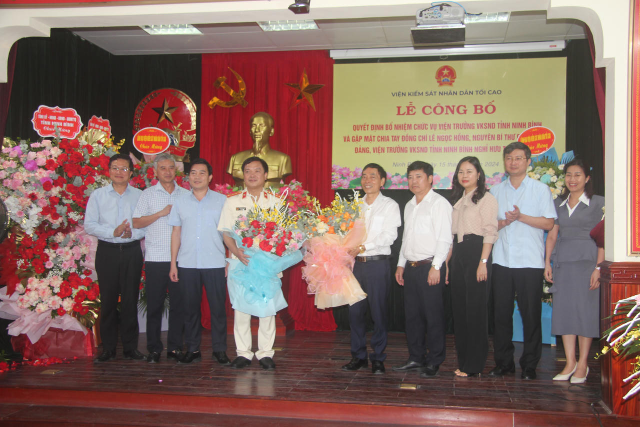 Ông Phạm Ngọc Cảnh giữ chức Viện trưởng Viện kiểm sát nhân dân tỉnh Ninh Bình