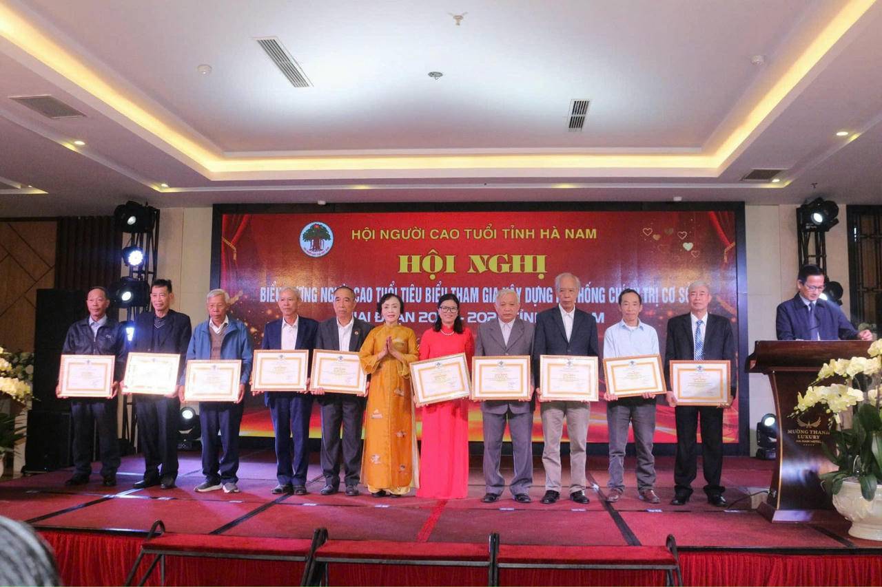 Biểu dương người cao tuổi tiêu biểu trong tỉnh Hà Nam