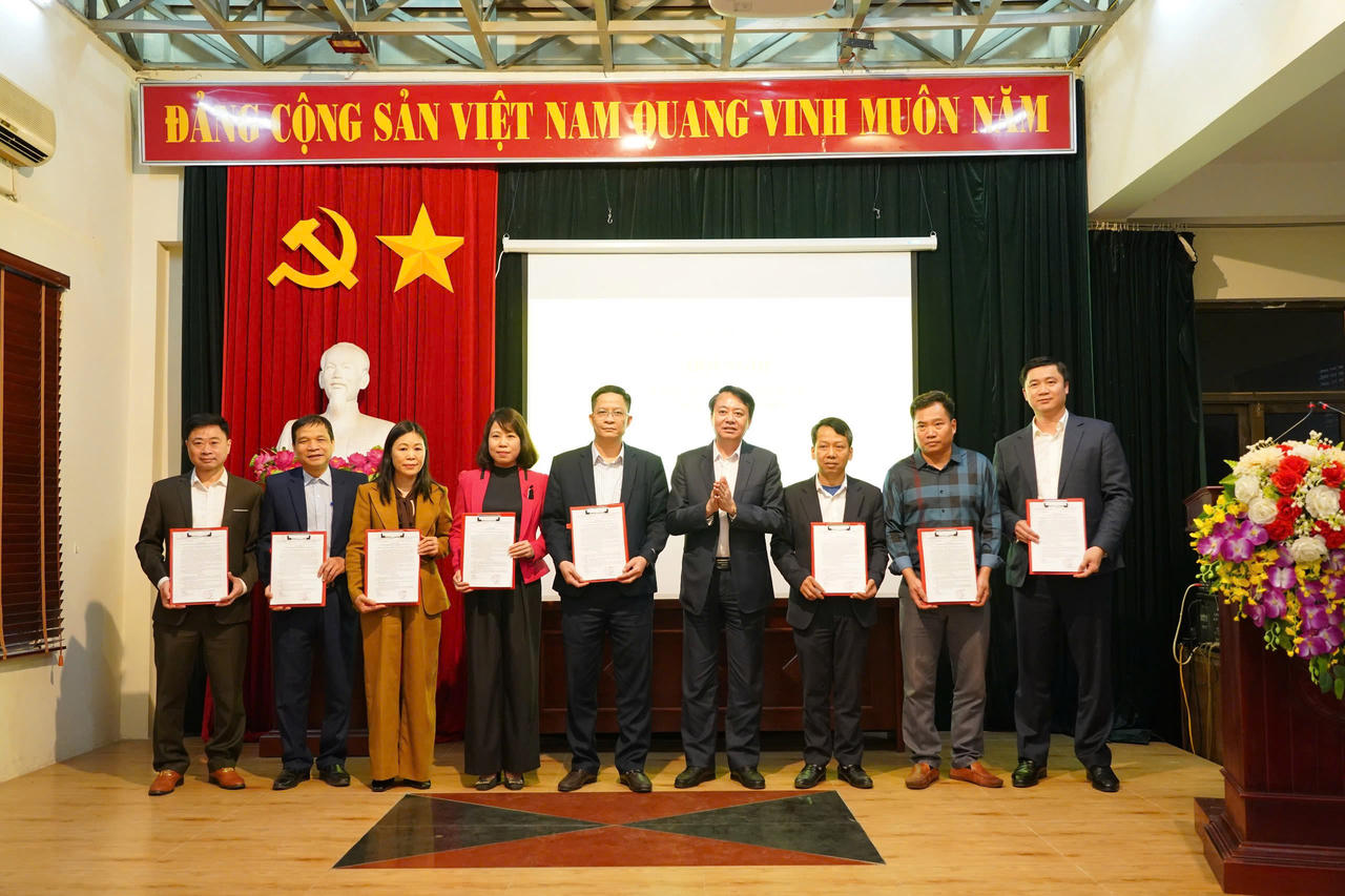 Sở Nông nghiệp và Môi trường tỉnh Hà Nam công bố quyết định về công tác cán bộ