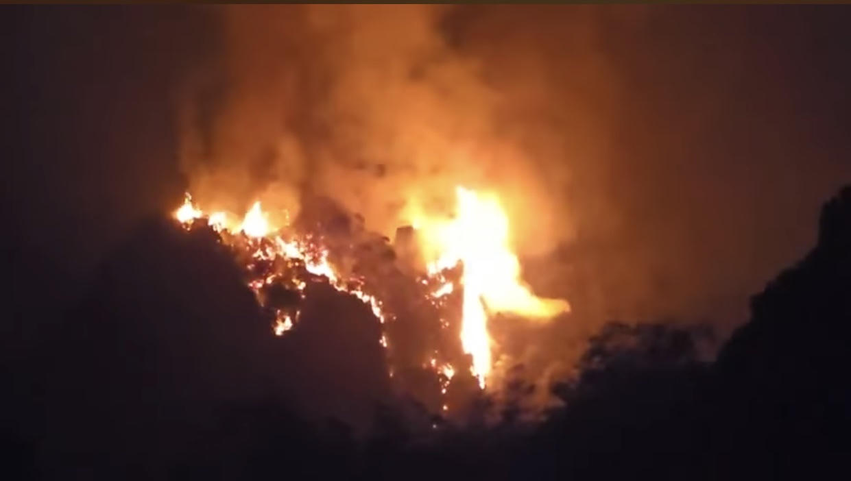 Hà Nam: Cháy rừng tại phường Ba Sao, thị xã Kim Bảng