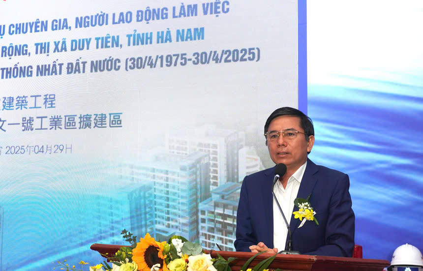 Hà Nam: Khởi công xây dựng Dự án Khu nhà ở xã hội tại KCN Đồng Văn I mở rộng