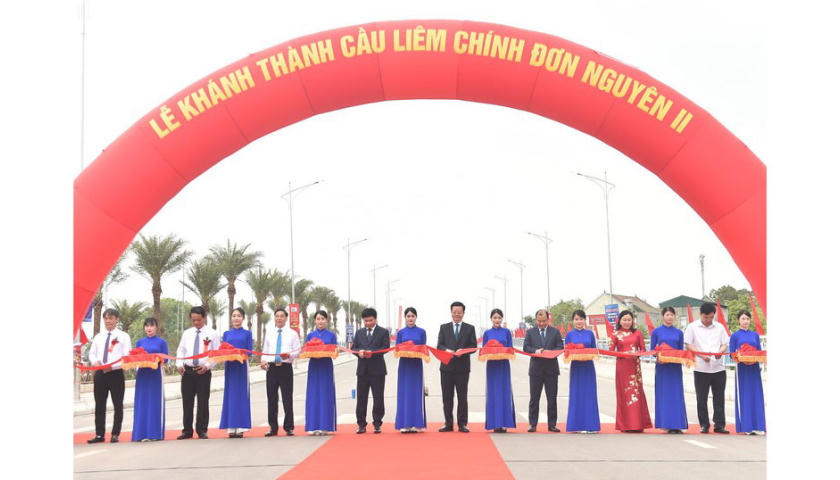 Khánh thành Dự án đầu tư xây dựng đơn nguyên II cầu Liêm Chính, Hà Nam