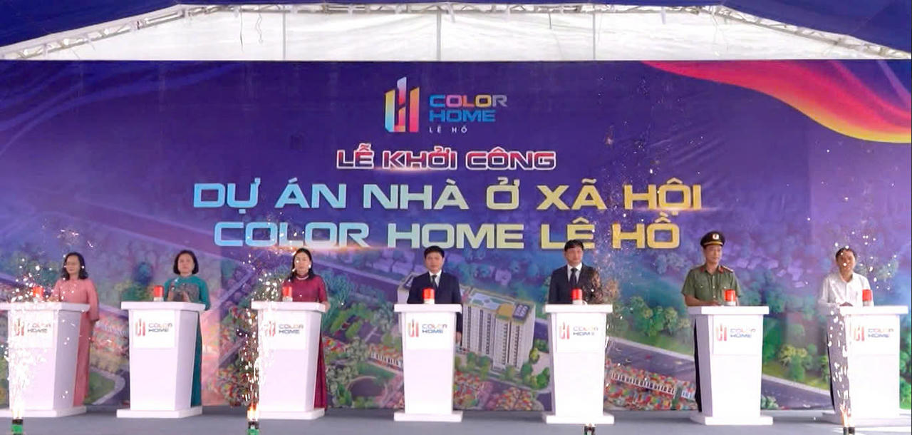 Khởi công dự án nhà ở xã hội Color Home Lê Hồ
