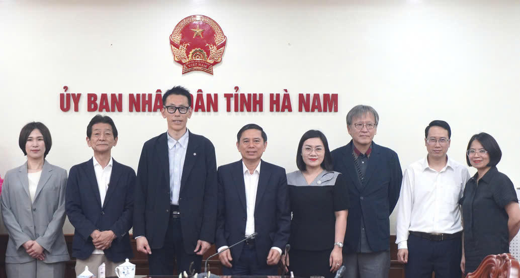  Đoàn công tác của Sở Công nghiệp và Du lịch thành phố Nagahama Nhật Bản tới thăm tỉnh Hà Nam