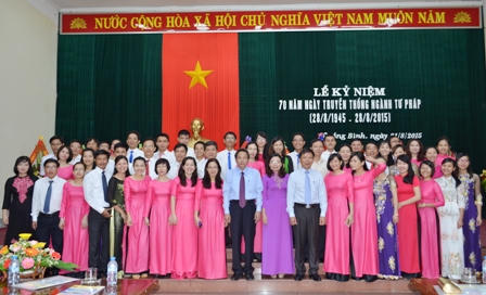 Quảng Bình long trọng kỷ niệm 70 năm ngày truyền thống ngành Tư pháp