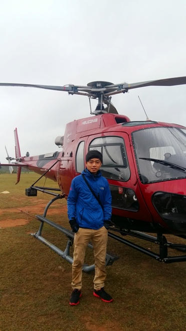 Cận cảnh trực thăng quay phim từ trên không cho “bom tấn” King Kong