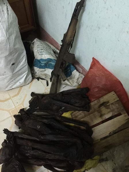 Bắt đối tượng dùng súng săn thú trái phép trong rừng di sản