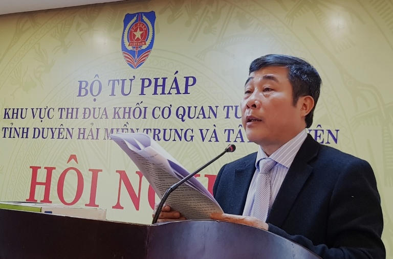 Khối cơ quan Tư pháp miền Trung - Tây Nguyên ký kết giao ước thi đua