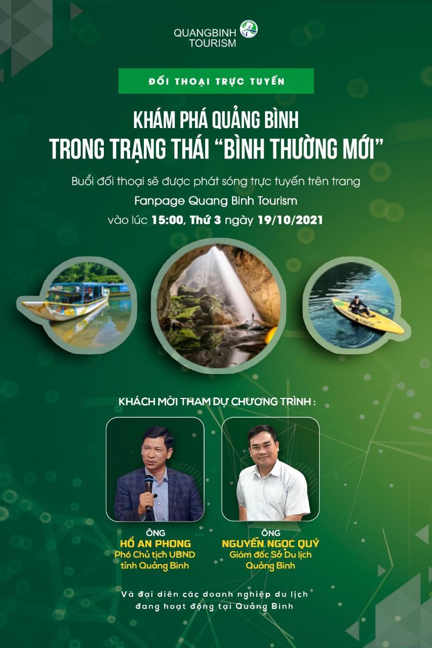 Đối thoại trực tuyến đón du khách trở lại 'vương quốc hang động' Quảng Bình