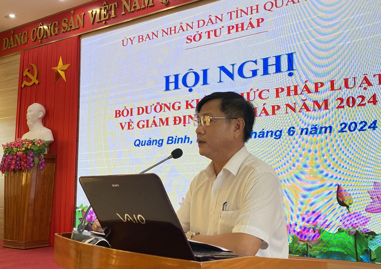 Quảng Bình: Bồi dưỡng kiến thức về giám định tư pháp 