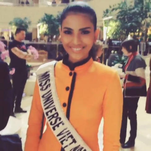 Trương Thị May không chụp hình bikini tại Miss Universe