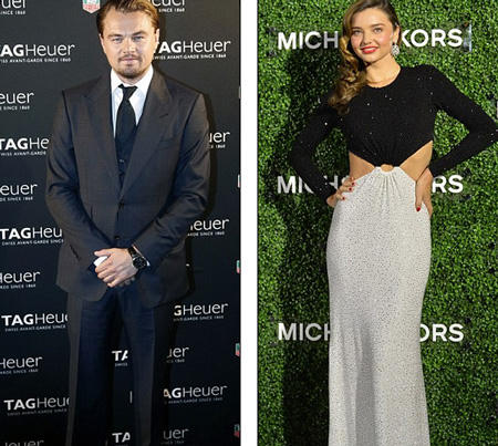 Miranda Kerr hò hẹn với Leonardo DiCaprio