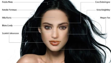 Gương mặt đẹp hoàn hảo trong mắt hai giới