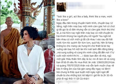 Hoàng Thùy lên tiếng về bức ảnh nhạy cảm trước nhà sư