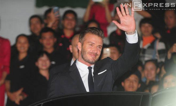 David Beckham gặp người hâm mộ tại TP Hồ Chí Minh