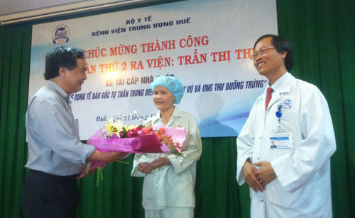 Thêm một bệnh nhân ung thư điều trị thành công bằng cấy tế bào gốc