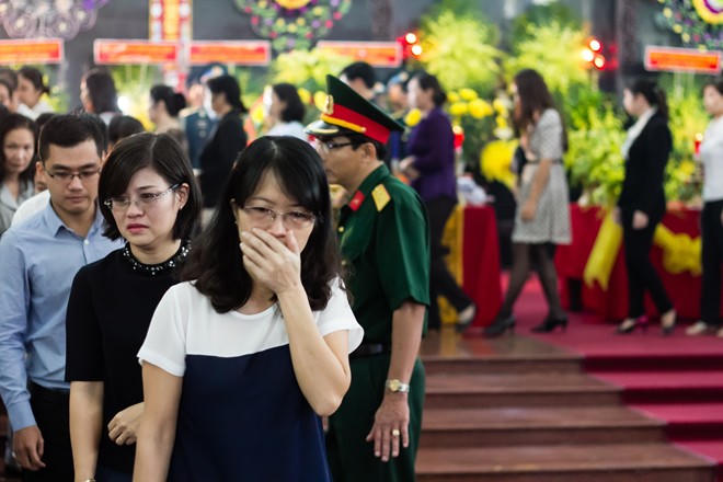 Hình ảnh xúc động trong lễ tang 4 quân nhân