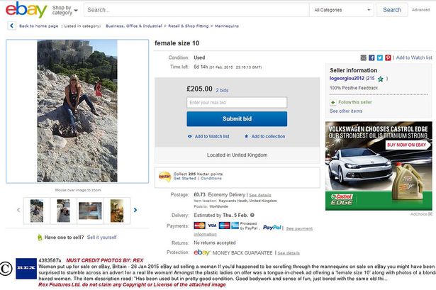 Thiếu thốn tình yêu, cô gái “rao bán” mình trên Ebay