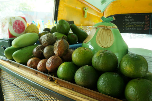 Quán cà phê trên xe buýt độc đáo ở Hà Nội