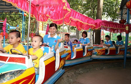 Măng non Tâm Bình rộn ràng đón Tết thiếu nhi 1/6