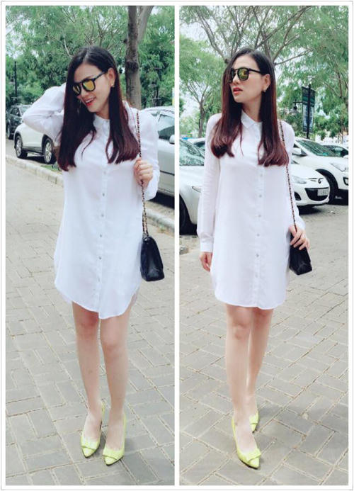 "Chiêu" giảm 14 kg sau 2 tháng sinh con của Thu Thủy