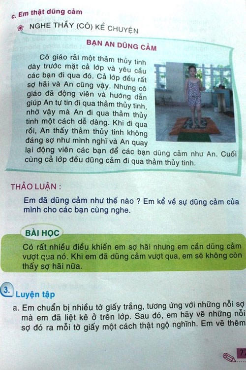 Kỹ năng đi trên thảm thủy tinh và chuyện dạy con lòng dũng cảm