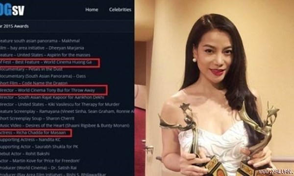 "Điểm danh" sao Việt “nổ” về giải thưởng