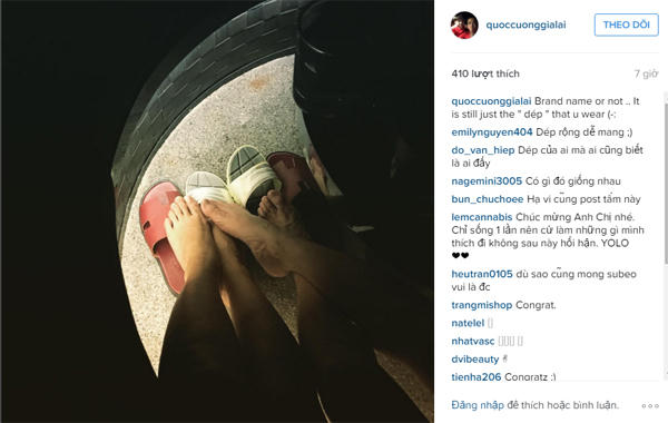 Cường Đô La, Hạ Vi công khai đăng ảnh đôi