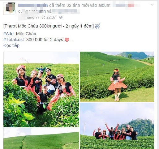 Chỉ với 300 ngàn, hotgirl ngân hàng du lịch Mộc Châu 2 ngày