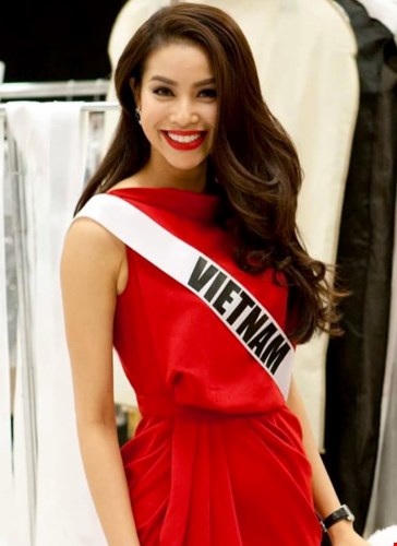 “Chiêu” ghi điểm của Phạm Hương tại cuộc thi Hoa hậu Hoàn vũ