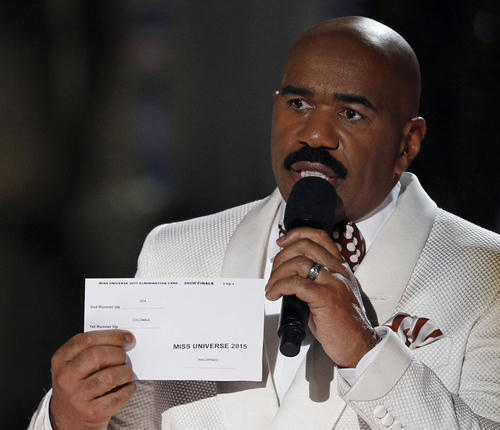 Ứng xử đẹp của Miss Universe 2015 và Miss Colombia