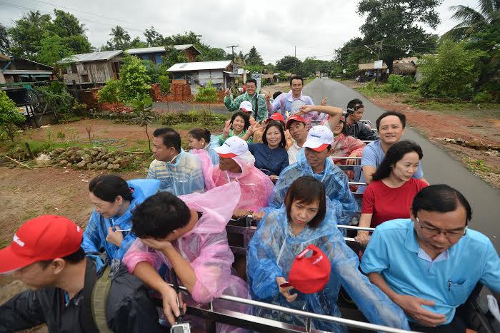 Golden Rock ngày mưa...