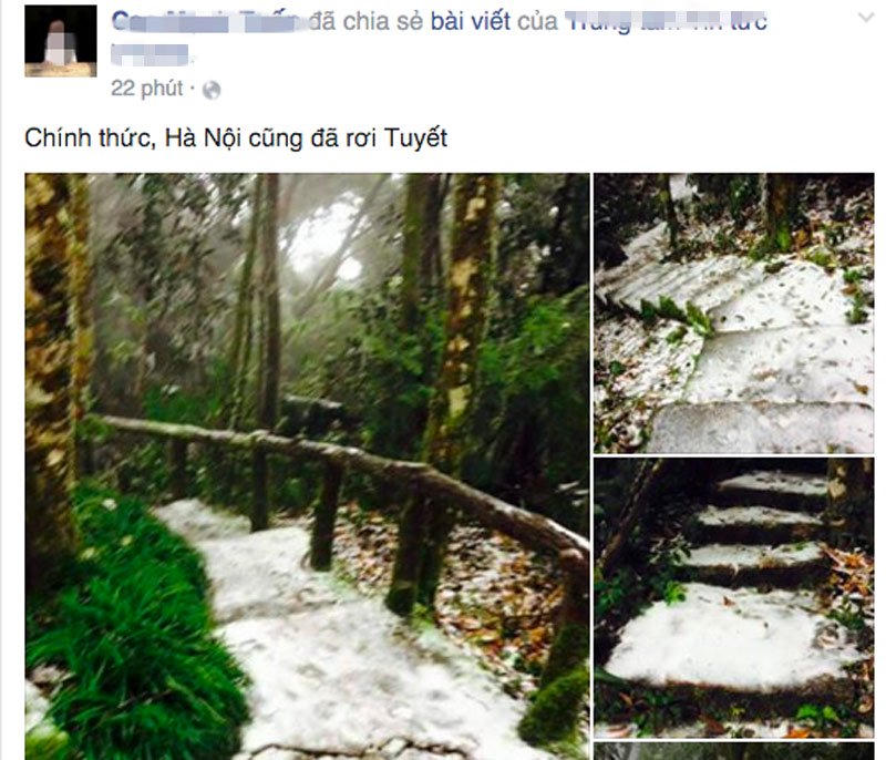 Rét kỷ lục, Hà Nội bất ngờ có tuyết