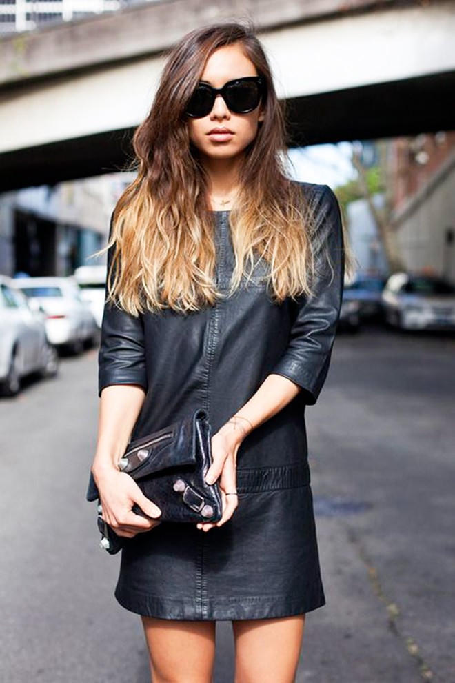 Phối đồ da sành điệu