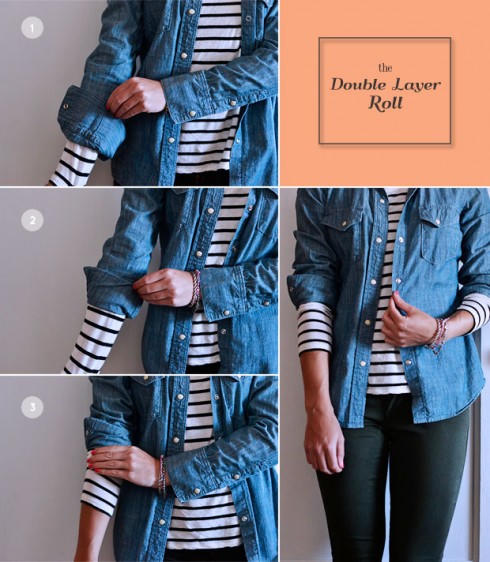 5 cách xắn tay áo đẹp và đơn giản cho nữ