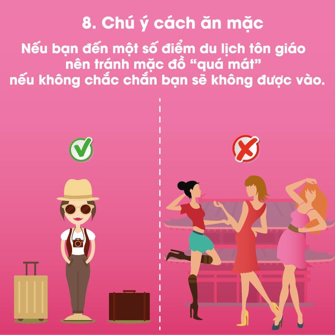 10 hành động ghi điểm khi du lịch nước ngoài