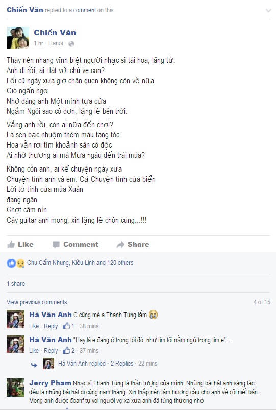 Mong nhạc sĩ Thanh Tùng tìm lại được “lối cũ ta về“