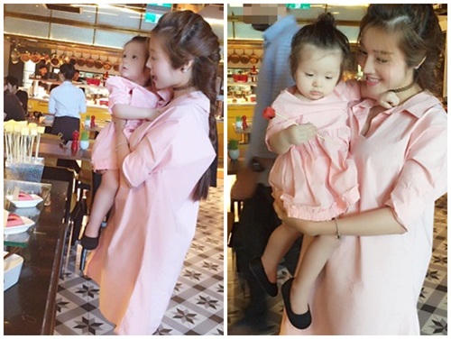 Phối đồ đôi chất như mẹ con Elly Trần