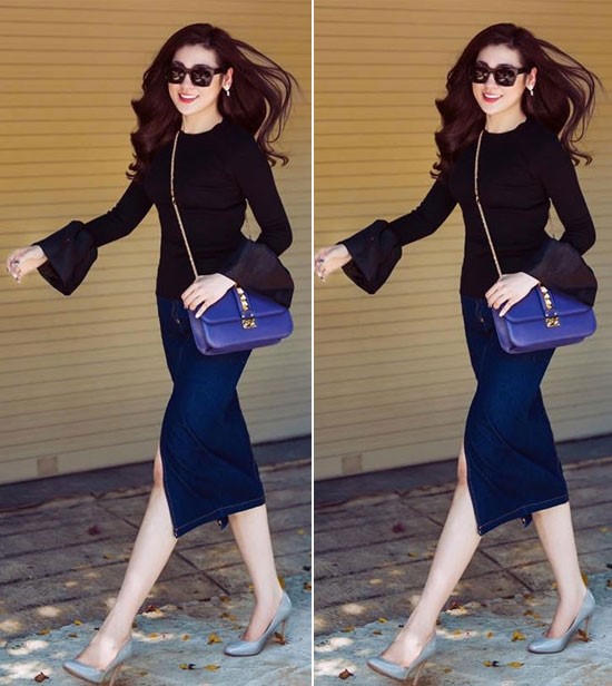 Mặc Jean sành điệu như sao Việt