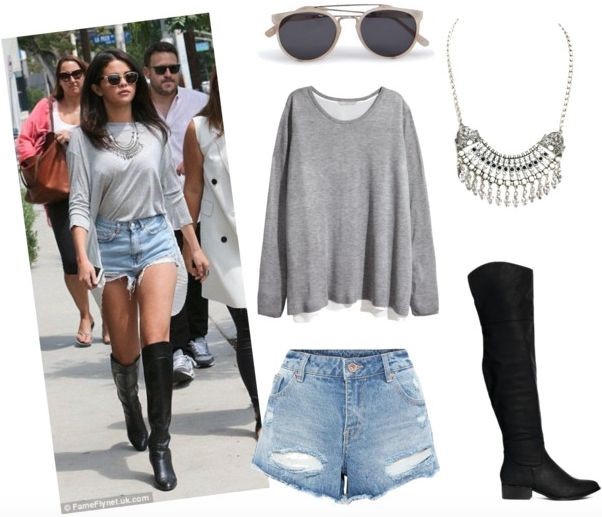 Selena Gomez gợi ý phối đồ đồ năng động với denim