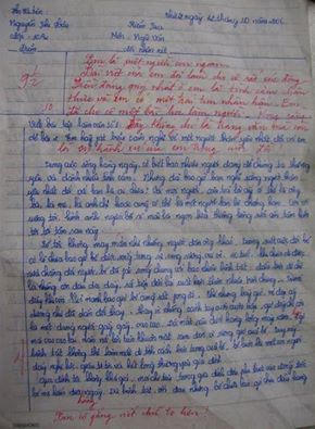 Bài văn về người bố đã mất khiến cả trường xúc động