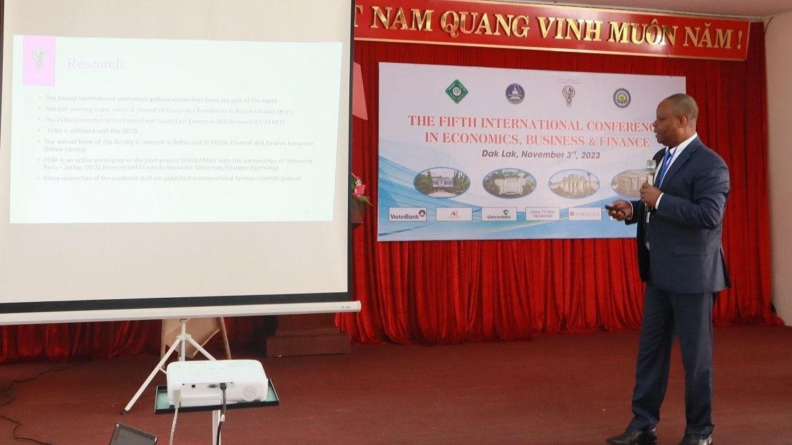 Hội thảo quốc tế lần thứ V về kinh tế, kinh doanh và tài chính tại Đắk Lắk