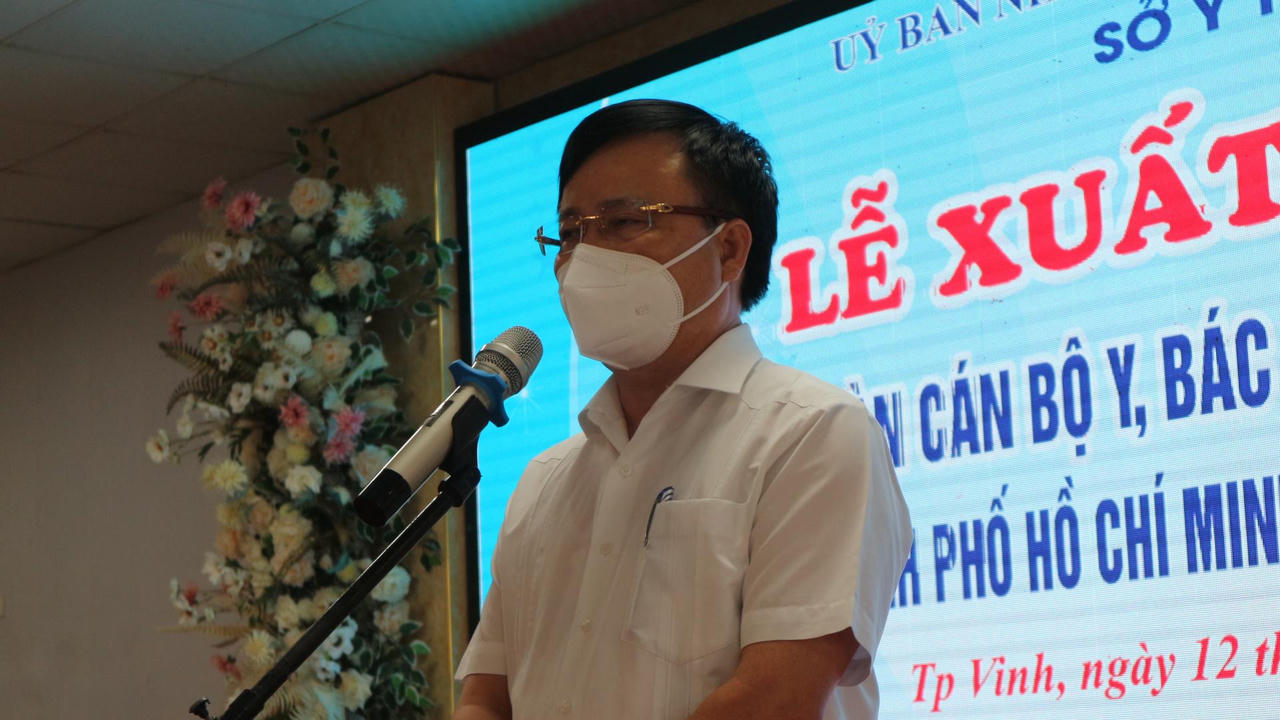 Đoàn y, bác sỹ quê Bác vào TP HCM chống dịch COVID-19