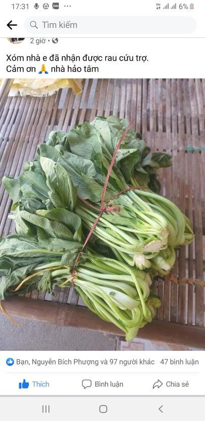 Người đàn ông tặng hàng tấn rau cho các hộ dân trong khu cách ly