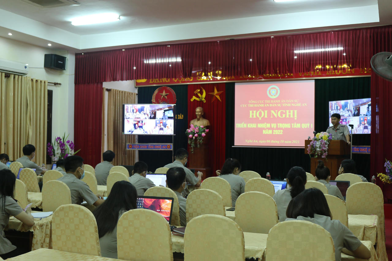 Cục THADS Nghệ An: Nhiều giải pháp thi hành án trong dịch bệnh, vượt chỉ tiêu về việc và tiền trong năm 2021