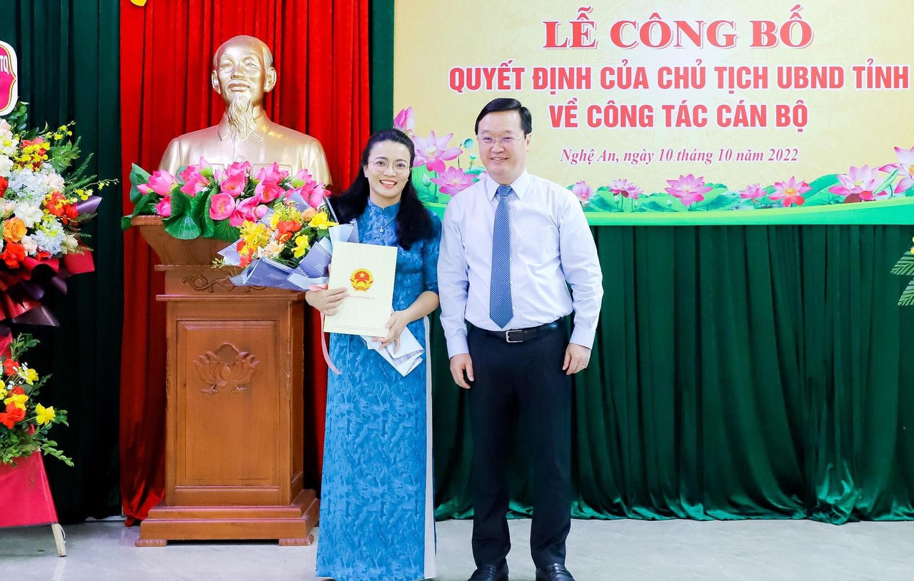 Bổ nhiệm Giám đốc Sở Tư pháp Nghệ An