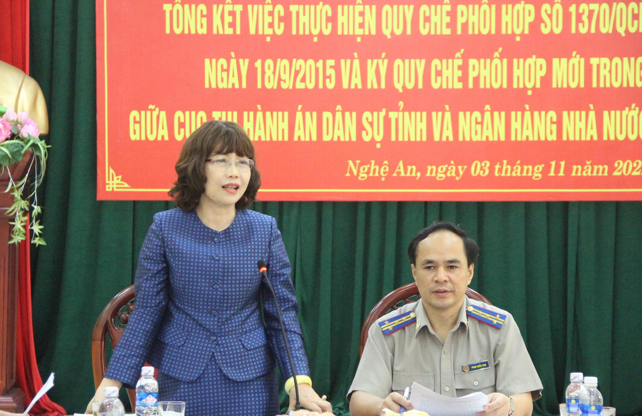 Nghệ An: Ký kết Quy chế phối hợp liên ngành trong công tác thi hành án dân sự